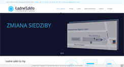 Desktop Screenshot of ladneszklo.pl